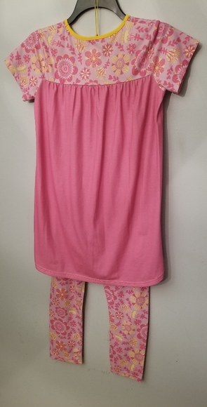 Bunny tunic & floral legging set - Picture 3 of 3